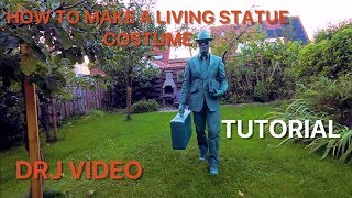 DIY How to make a living statue costume [upl. by Erbes]