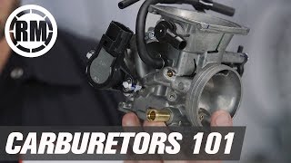 Motorcycle and ATV Carburetors 101 [upl. by Yedorb]