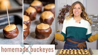 How to Make BUCKEYE CANDIES  Recipe Video [upl. by Seldan]