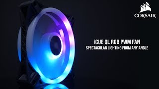 CORSAIR QL Series RGB PWM Fan [upl. by Repsaj137]