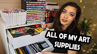 My MASSIVE Art Supply Collection [upl. by Asilanom280]