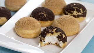 Choux au Craquelin  Crispy Cream Puffs [upl. by Gaudette687]