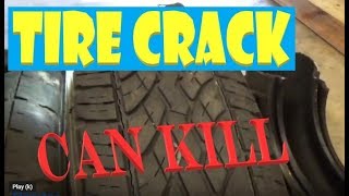 Tire Safety Check  Dont Drive on Crack [upl. by Nibla]