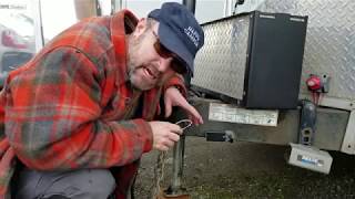 Installing Plywood Deck on Harbor Freight Utility Trailer [upl. by Imelda944]