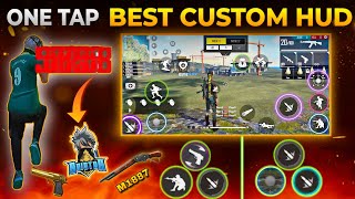 Free Fire Control Setting 2 Finger  Best Custom HUD 2021  Headshot Setting  Free Fire [upl. by Ruprecht]