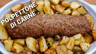 POLPETTONE DI CARNE CON PATATE [upl. by Atsylak]