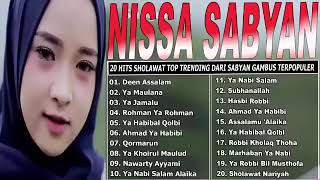 TANPA IKLAN  NISSA SABYAN Full Album  20 Lagu Sholawat Nabi Paling Merdu Bikin Merinding [upl. by Yrrem]