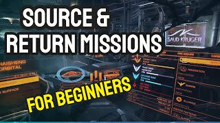 Elite Dangerous Source And Return Missions For Beginners [upl. by Rollins]