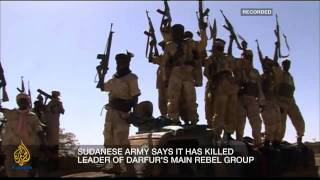 Inside Story  Darfur conflict A rebel leaders death [upl. by Dinerman]