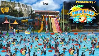 Pogo Land Amusement Park 2022  Water Theme Park in Pondicherry  Full Tour  THRILL amp FUN Rides [upl. by Kristos]