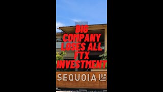 Sequoia Capital Loses ENTIRE Investment In FTX [upl. by Alleb326]