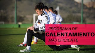 EJERCICIOS de CALENTAMIENTO para FÚTBOL  Equipo Profesional [upl. by Stalker86]