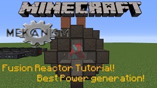 Minecraft 1122  Mekanism Fusion Reactor Tutorial  Best power generation EVER [upl. by Carlie60]