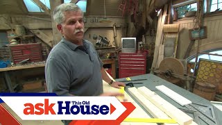 How To Use A Framing Square  Ask This Old House [upl. by Anaeg]