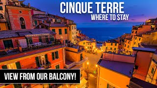 Where To Stay In Cinque Terre  Riomaggiore Airbnb [upl. by Ahsykal]