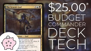 The Scarab God  EDH Budget Deck Tech 25  Tribal  Magic the Gathering  Commander [upl. by Arrehs]