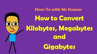 How to Convert Kilobytes Megabytes and Gigabytes [upl. by Subocaj]