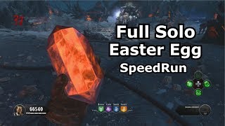 Solo Blood Of The Dead Full Easter Egg Speedrun [upl. by Elgar]