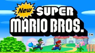 New Super Mario Bros DS  Complete Walkthrough [upl. by Atteuqaj]