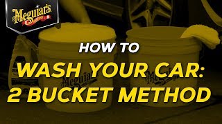 How To Wash Your Car Two Bucket Method with Meguiars [upl. by Alimrahs]