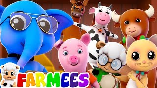 Animal Sound Song  Kindergarten Nursery Rhymes by Farmees [upl. by Aicnelev585]