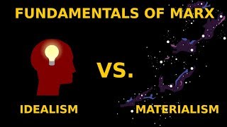 Fundamentals of Marx Idealism vs Materialism [upl. by Aidni]