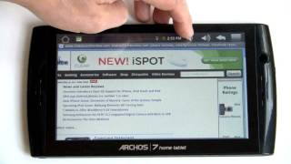 Archos 7 Home Tablet Video Review [upl. by Kumar267]