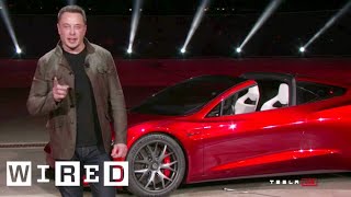 Tesla Unveils New Electric SemiTruck and Roadster  WIRED [upl. by Osmund469]