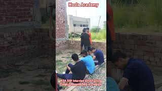 NDA SSB Interview GTO Training classes  Tough Command Task in Progress  Hosla Academy ssb [upl. by Gathers]