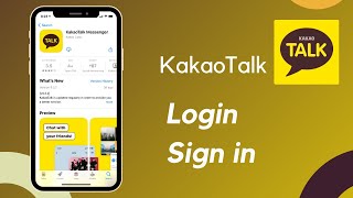 KakaoTalk Login  How to Login Kakao Talk Account [upl. by Aelyak]