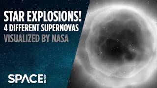 Supernova Explosion Seen In Nearby Galaxy  Video [upl. by Kreis]