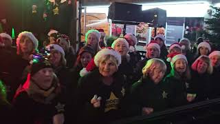 WHAT CHRISTMAS MEANS TO ME Rock Choir at Birkdale Lights Switch On 1st December 2024 [upl. by Irena]