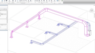 Beginner Tutorial Revit 2017  Creating an HVAC System [upl. by Ydissahc805]