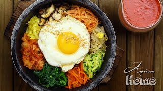 Dolsot Bibimbap Korean Stone Pot Bibimbap [upl. by Reiner]