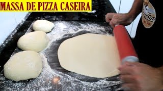 MASSA DE PIZZA CASEIRA I MASSA PROFISSIONAL FEITA EM CASA [upl. by Asserac938]