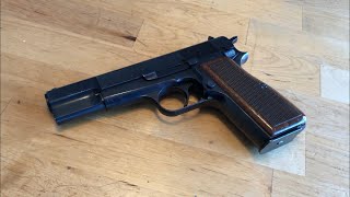 Belgian Browning Hi Power YES [upl. by Ainerbas]