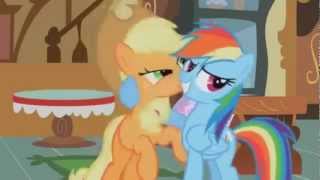 Applejack kissing Rainbow Dash [upl. by Ching]