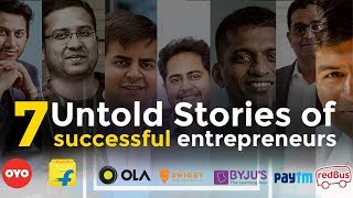 Untold Inspirational Stories of successful entrepreneurs  India [upl. by Ycats]