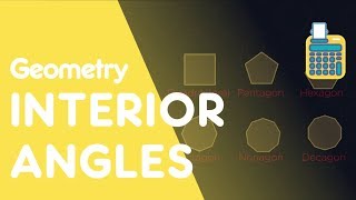 Interior Angles  Geometry amp Measures  Maths  FuseSchool [upl. by Yerd]