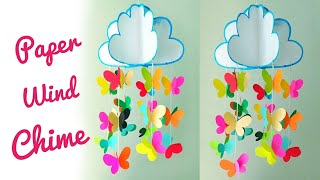 DIY  Wind Chime  Paper Craft  Easy Craft for  Summer Craft Ideas  By Punekar Sneha [upl. by Keely]