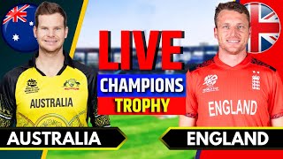 Australia vs England Champions Trophy 2025  Live Cricket Match Today  AUS vs ENG CT Match Live [upl. by Elysha]