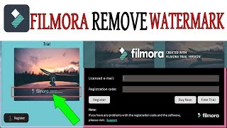 Remove The Filmora Watermark For Free 20182019 100 Working [upl. by Aiz]