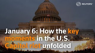 January 6 How the key moments in the US Capitol riot unfolded [upl. by Imorej]