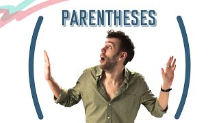 PARENTHESES  English Lesson [upl. by Osei436]