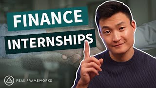 How to get a Finance Internship [upl. by Sylvanus22]