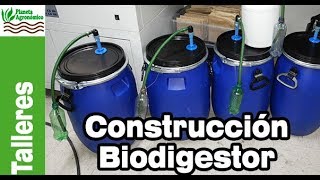 Taller de CONSTRUCCIÓN 🛠️ de un BIODIGESTOR CASERO para biopreparados 💦🌱 [upl. by Kai830]