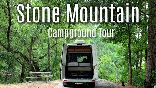 Stone Mountain GA  Full Campground Tour with Map [upl. by Nawrocki]