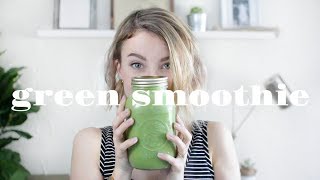 GREEN SMOOTHIE Recipe  Clear Skin amp Weight Loss [upl. by Dixil150]