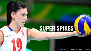 Tijana Boskovic  Powerful Volleyball Spikes 2019 [upl. by Crary]