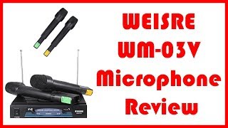 WEISRE WM03V Microphone Review [upl. by Maurizio]